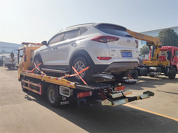 解放J6F國六藍(lán)牌一拖二清障車