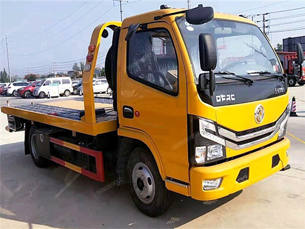 東風多利卡D6一拖二藍牌清障車