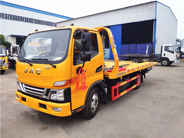 江淮V5一拖二藍牌清障車